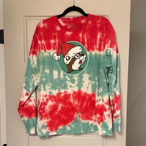 Buc-ee’s Christmas Tie-Dye long sleeve